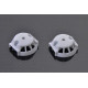 Couvercle / Plastic Cover for carbon blade (1 pair) White - Blade 350QX