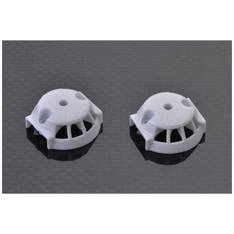 Couvercle / Plastic Cover for carbon blade (1 pair) White - Blade 350QX