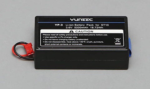 LiIon Battery ST10 5200mah 1-cell 3.6v YUNST10100